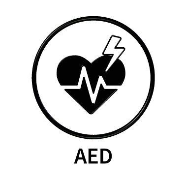 AED-Automatischer-Externer-Defibrillator Hinweisicon erstellt von RettEi