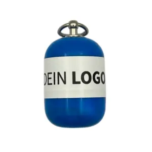 Erste-Hilfe Set als Streuartikel – ideal als Giveaway & personalisiertes Kundengeschenk – Notfallset mit Logo bedrucken lassen in blau